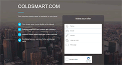 Desktop Screenshot of coldsmart.com